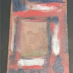 acrylic art painting 5x7 Canvas Board Abstract New Modern Decor Lover Needs Care